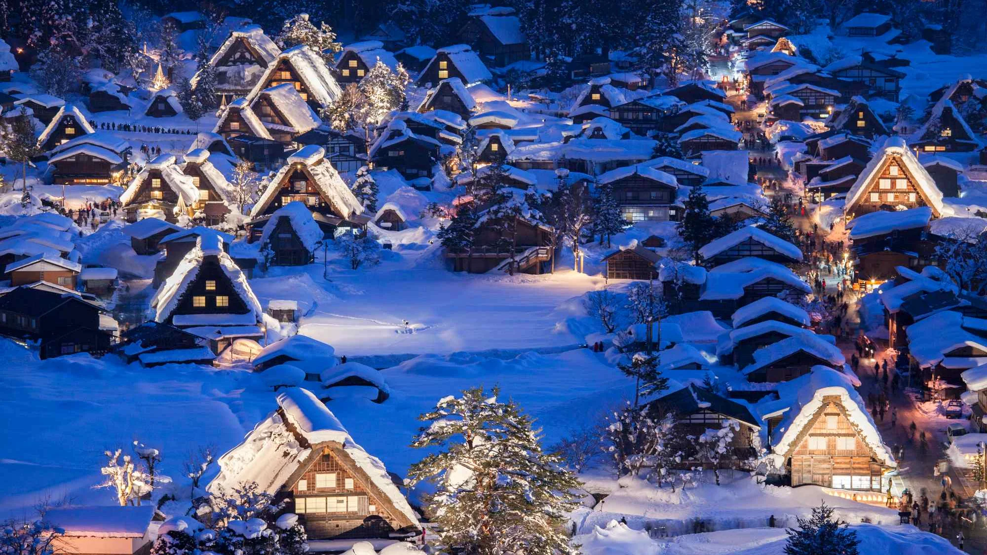 岐阜冬季合掌屋與雪國夜景行程封面